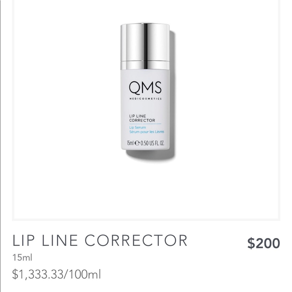 QMS $200 Value Lip Line Smoothing & Pumping Serum!